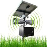 Solar Animal and Bird Repeller for Agricultural Land - 20W Speaker with Solar Charging | No SD Card Should be provided | Service Warranty for 1 Year