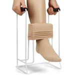 Vicloon Sock Aid to Put on Compression Socks, Compression Sock Aid Device Fits Calves Less Than 39cm, Easy Grip Help Putting on Socks Device Stable Sock Aids for Seniors, Pregnant, Limited Mobility