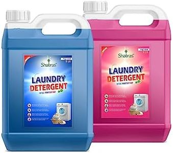 Shatras Laundry Liquid Detergent Hypoallergenic, pH-Neutral Dermatologist-tested, Sensitive Skin-Friendly, Enzyme-Free, Ultra Concentrated EasyDose, Free & Clear-Lavender & PinkLily