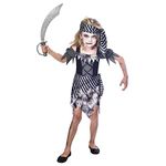 (PKT) (9902677) Child Girls Zombie Pirate Costume (7-8yr)