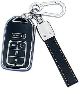 ShuDay Key Fob Case Cover Compatible With Honda Accord Civic Cr-V Hr-V Fit Odyssey Jed Crosstour Crider Accessories
