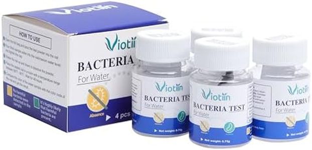 Viotiin 4 Pack E Coli and Coliform Bacteria Water Test Kit, EPA Approved, Water Quality Water Test Kit for Detect Well, Tap, Pool, Lake, Pond and Drinking Water