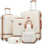 COOLIFE Suitcase Trolley Carry On H