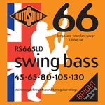 Rotosound Stainless Steel Standard Gauge Roundwound Bass Strings (45 65 80 105 130), RS665LD