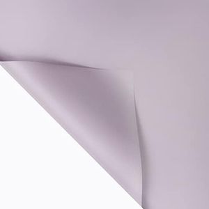 BBJ WRAPS Single Color Korean Waterproof Flower Wrapping Paper Floral Bouquet Packaging Wraps for Florist Supplies, 23x23 Inch - 20 Sheets (Purple)