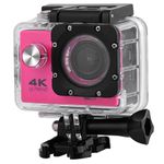 Texton (SPECIAL DEAL WITH 12 YEARS WARRANTY) 4K 30fps Action Camera with 170 Degree Wide Angle, 16 MP Image Resolution CMOS Sensor, WiFi, 30M Water Resistant for Youtuber/Bike Rider's/Helmet/Stunt Recorder