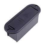 9V Battery cover and case Box Holder Compartment For Guitar/Bass Pickup Black Plastic