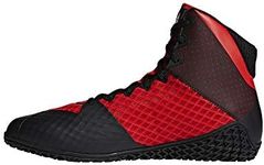 adidas Men's Mat Wizard 4 Wrestling Shoe, Red/Black/Red, 11 US