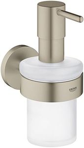 Grohe 40448EN1 Essentials Soap Dispenser with Holder, Brushed Nickel