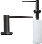 S STRICTLY KITCHEN + BATH Stainless Steel Modern Dish Soap Dispenser, Refillable Kitchen Sink Soap Dispenser, Multipurpose Soap Bottle with Stainless Steel Pump