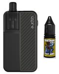 Aspire Flexus Blok Kit Pod Vape Device + 10ml Nightmare Juice Black No Nicotine