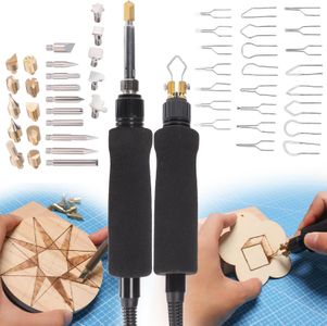 YIHUA 939D-VII Pyrography Kit – Adjustable Wood Burning Tool Set