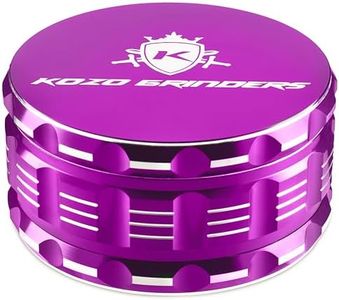 Kozo 4 Inch Grinder Mills, Aluminum (Purple)