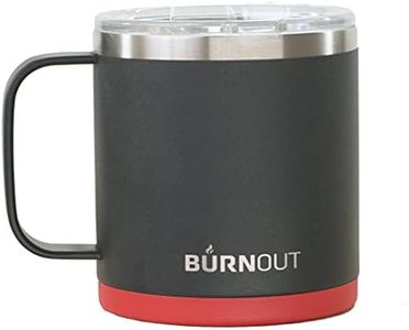 BurnOut 2.0 Instant Drinkability Temperature Control Mug (14 oz Black with Red)