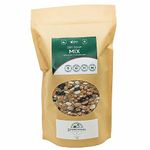 Dry soup mix, 1 kg (2.2 lb), Excellent for making soups on the stovetop, in a slow cooker or pressure cooker, chickpeas, black beans, green lentils, split red lentils, great northern beans, cranberry/Romano beans, Non-GMO, Product of Canada