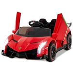 product image Costzon Ride on Car, Licensed Lamborghini SVJ,12V Battery Powered Car w/ 2.4G Remote Control, 3 Speeds, LED Lights, Horn, Music,USB/TF/MP3, Spring Suspension, Electric Vehicle for Kids, Red