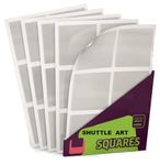 SHUTTLE ART 8 Clear Double Sided Mounting Tape Squares Heavy Duty, Traceless Super Sticky Gel Pads Removable, Multifunctional Adhesive Tape for Cell Phone, Car, DIY Craft, Home Office Wall