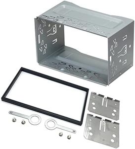 Sound way - in Dash 2 DIN Universal Double Din Car Stereo Radio Installation Dash Kit Mounting Metal Fitting Cage