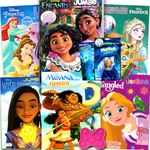 Disney Princess Coloring Book Set for Kids - Activities, Stickers and Games - Featuring Disney Princess, Frozen, Moana and Raya and The Last Dragon,8 x 10.75 inches