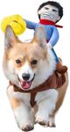 NACOCO Cowboy Rider Dog Costume for