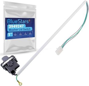 BlueStars Upgraded 3949247 Washer Lid Switch Replacement - Fit for Kenmore Whirlpool Washer - Replaces 3949247V 3949239 PS350434 3949247VP PS11722098 AP5983746 3949237