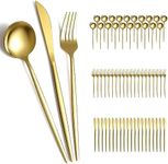 Evanda Gold Cutlery Set 60 Piece Se