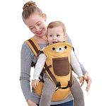 Rufun Baby Carrier Hip Seat Front Back Cute Animal Shape (Brown)