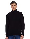 Amazon Brand - Symbol Men's Acrylic Casual Sweater (SWR-SY-AW21-06_Black_L)