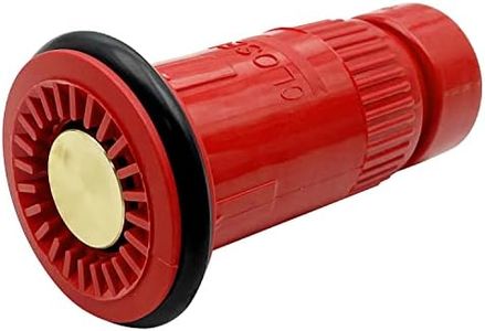 SAFBY Fire Hose Nozzle Thermoplastic Fire Equipment Spray Jet Fog (1" NPSH/NPT)