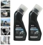 KWV 2PCS Portable Anti-Fog Coating Agent with Applicator - Micro-Molecular Wiper for Car Windshields Cleaner Tool Set Compact & Quick Defogging Solution for Windows Mirrors Glasses Goggles 3fl.oz*2