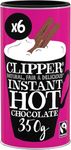 Clipper Instant Hot Chocolate, 6X 350g Tubs (2.1kg) | Bulk Buy for Home & Office | Eco-Conscious Fairtrade | Add Water Hot Chocolate | Luxury Drinking Chocolate