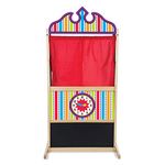 Melissa & Doug Deluxe Puppet Theater - Sturdy Wooden Construction | Puppet Show Theater For Kids