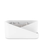 Umbra Glam Cosmetic Organizer, White/Gray