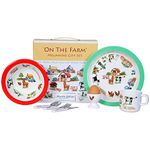 On The Farm 7 Piece Melamine Gift Set