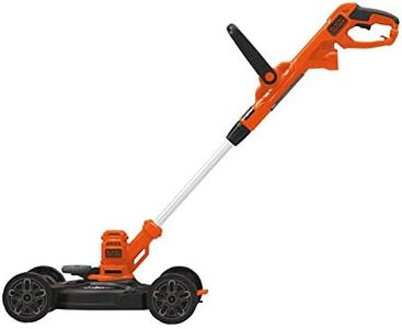 BLACK+DECKER 3-in-1 Corded Lawn Mower, String Trimmer & Edger, 12-Inch (BESTA512CM)