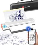 Phomemo M08F Tattoo Printer Machine Tattoo Stencil Printer, A4 Thermal Tattoo Stencil Machine for Artists & Beginners, Compatible with Smartphone & PC with 10pcs Tattoo Transfer Paper and Storage Case