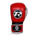 Ringside Boxing Pro Fitness Glove Synthetic Leather Glove Metallic Red/Black/Silver