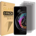 Mr.Shield [3-PACK] Privacy Screen Protector Compatible with Motorola Edge 20 Lite/MOTO Edge 20 Lite[Tempered Glass] [Anti Spy] Screen Protector