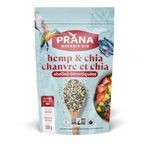 Prana Hemp & Chia – Organic Shelled Hemp Seeds & Whole Black Chia | Non-GMO, Gluten Free, Vegan| KETO |Source of Fibre | Source of Omega 3 Polyunsaturated Fatty Acids| 250g