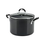 8 QT Covered Stock Pot - SP, XTR NS - Charcoal Gray - MEX - Style