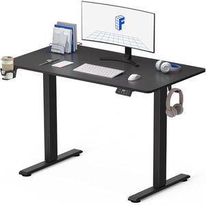 FLEXISPOT Lite Electric Standing Desk 110 * 60cm Height Adjustable Sit Stand Desk Stand Up Desk for Home Office (Black)