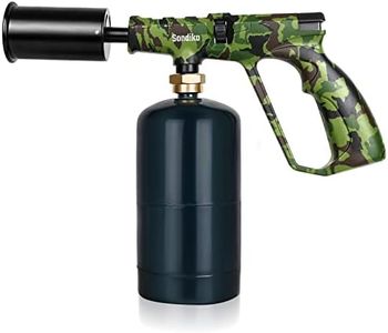 Sondiko Propane Torch Head - Powerful Kitchen Torch for Cooking, BBQ, and Steak Searing - Sous Vide - Charcoal Lighter and Welding Torch - Perfect Campfire Starter(Propane Tank Not Included)