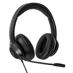 Targus Wired Stereo Headset, Black (AEH102TT)