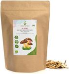 Organic Shiitake Mushrooms (100g, 3.5oz), Dried Shiitake Mushrooms, Shiitake from Organic Cultivation, 100% Natural and Pure, Vegan