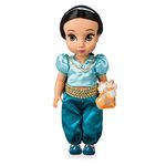 Disney Store Official Princess Jasmine Doll Animator Collection, Aladdin, 39cm/15” with Realistic Rooted Hair, Outfit, & Shoes, Padded Satin Rajah Soft Toy, Collectible Toddler Doll, For Ages 3+