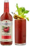 Fever-Tree Bloody Mary Mix - Premium Quality Mixer - Medium Spicy - Skinny Cocktails & Mocktails - Craft & Batch Drink Mix – Naturally Sourced Ingredients - Non Alcoholic - 750 ML Glass Bottle