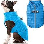 Gooby Puffer Vest Dog Jacket - Blue