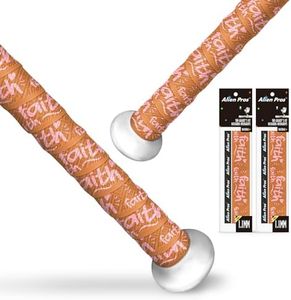 ALIEN PROS Bat Grip Tape for Baseball New 1.1 MM Precut and Pro Quality Bat Tape Wrap Your Bat for an Epic Home Run (2 Pack) Replacement for Old Baseball bat Grip (2-Pack Faith)