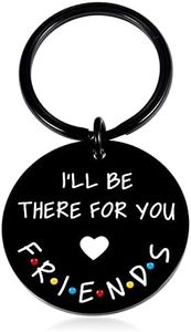 STVK Gift for Best Friends Merchandise Keychain Gift for Women Men Friends I'll Be There for You Keychain for Bff Couples Dad Mom Birthday Graduation Christmas Keyring Friendship Jewelry