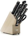 Wüsthof Classic Knife Block Set, 8 Pieces (1090170701), Precision Forged High-Carbon Stainless Steel Blade